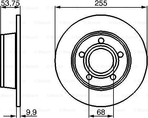 BOSCH 0 986 478 704 - Jarrulevy inparts.fi