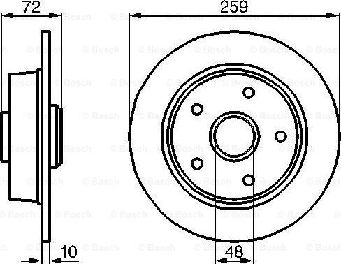 BOSCH 0 986 478 700 - Jarrulevy inparts.fi