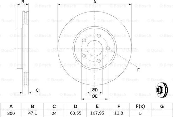 BOSCH 0 986 479 B44 - Jarrulevy inparts.fi