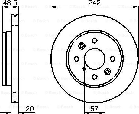 BOSCH 0 986 478 781 - Jarrulevy inparts.fi