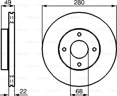 BOSCH 0 986 478 728 - Jarrulevy inparts.fi