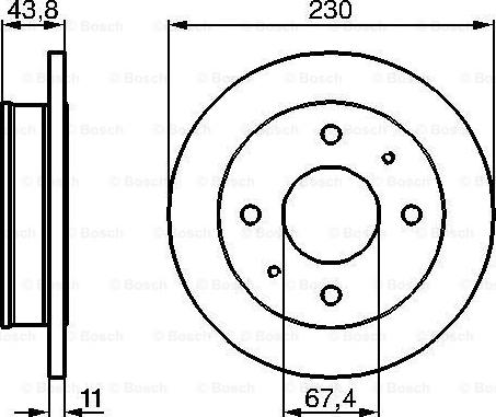 Kavo Parts BR-3270-C - Jarrulevy inparts.fi