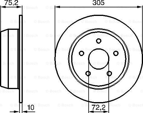 BOSCH 0 986 478 771 - Jarrulevy inparts.fi