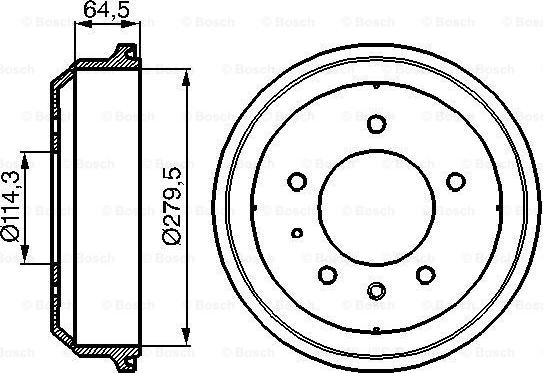 BOSCH 0 986 477 093 - Jarrurumpu inparts.fi