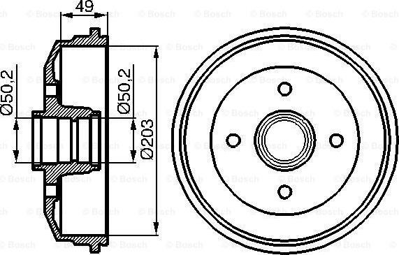 BOSCH 0 986 477 050 - Jarrurumpu inparts.fi