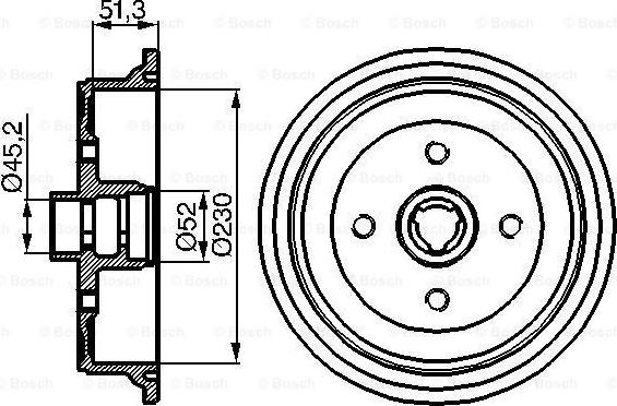 BOSCH 0 986 477 029 - Jarrurumpu inparts.fi