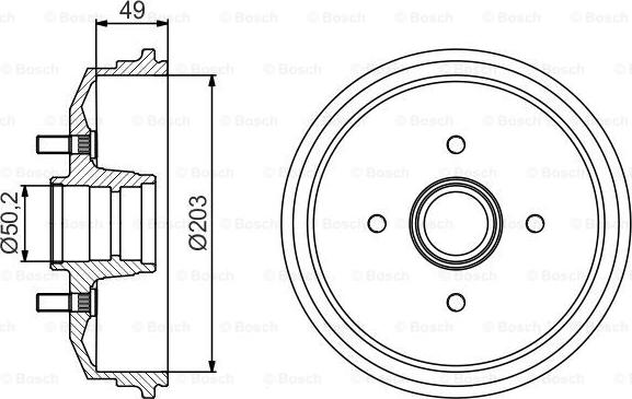 BOSCH 0 986 477 190 - Jarrurumpu inparts.fi