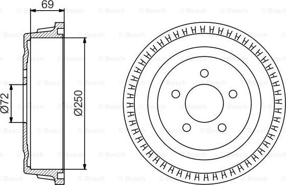 BOSCH 0 986 477 185 - Jarrurumpu inparts.fi