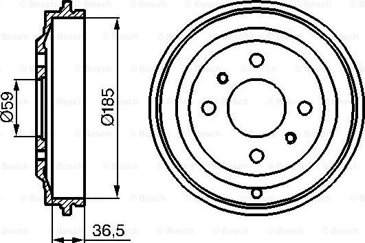 BOSCH 0 986 477 125 - Jarrurumpu inparts.fi