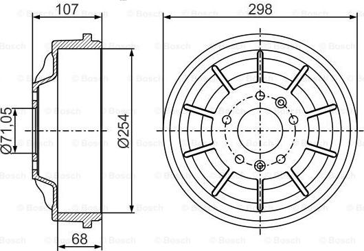 BOSCH 0 986 477 300 - Jarrurumpu inparts.fi