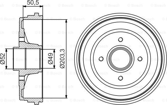 BOSCH 0 986 477 205 - Jarrurumpu inparts.fi