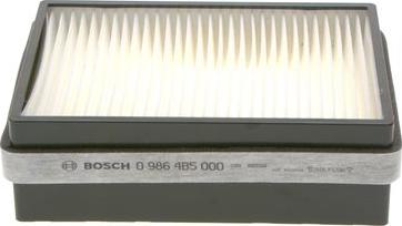 BOSCH 0 986 4B5 000 - Suodatin, sisäilma inparts.fi