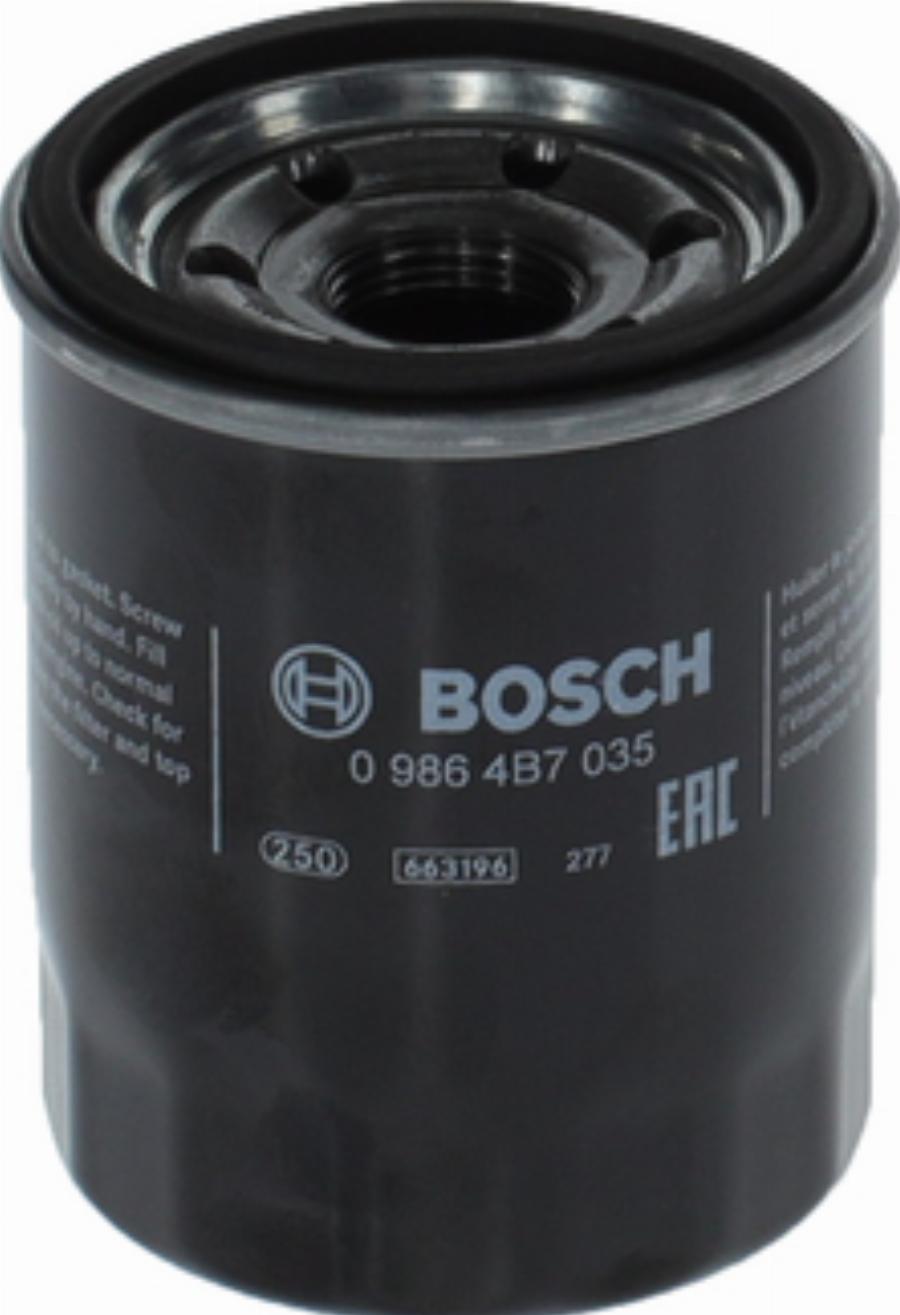 BOSCH 0 986 4B7 035 - Öljynsuodatin inparts.fi