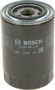 BOSCH 0 986 4B7 036 - Öljynsuodatin inparts.fi