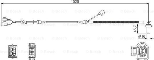 BOSCH 0 986 594 002 - ABS-anturi inparts.fi