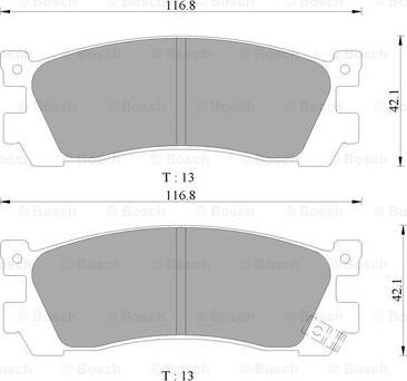 BOSCH 0 986 505 944 - Jarrupala, levyjarru inparts.fi