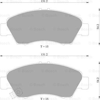 BOSCH 0 986 505 940 - Jarrupala, levyjarru inparts.fi