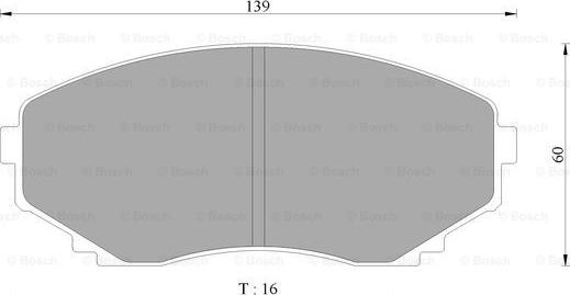 BOSCH 0 986 505 941 - Jarrupala, levyjarru inparts.fi