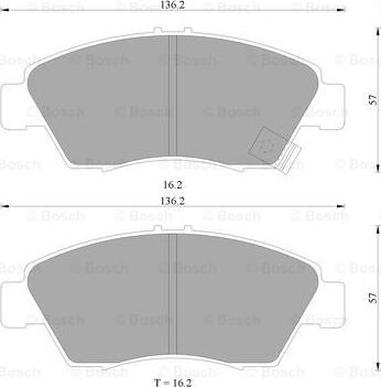 BOSCH 0 986 505 948 - Jarrupala, levyjarru inparts.fi