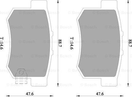 BOSCH 0 986 505 953 - Jarrupala, levyjarru inparts.fi