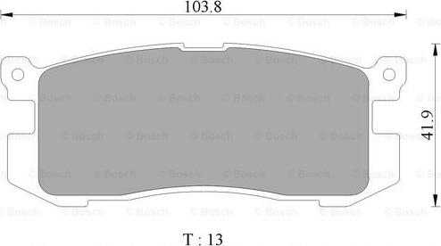 BOSCH 0 986 505 968 - Jarrupala, levyjarru inparts.fi