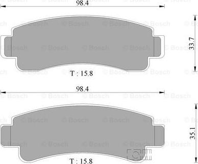 BOSCH 0 986 505 903 - Jarrupala, levyjarru inparts.fi