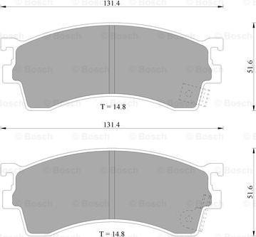 BOSCH 0 986 505 914 - Jarrupala, levyjarru inparts.fi