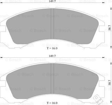 BOSCH 0 986 505 910 - Jarrupala, levyjarru inparts.fi