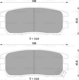 BOSCH 0 986 505 913 - Jarrupala, levyjarru inparts.fi