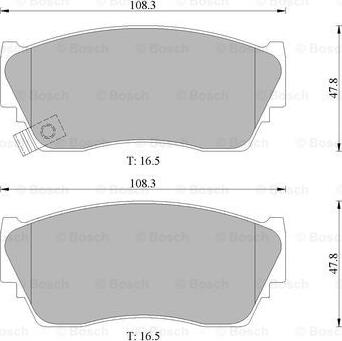 BOSCH 0 986 505 935 - Jarrupala, levyjarru inparts.fi