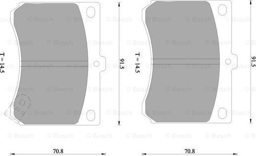 BOSCH 0 986 505 933 - Jarrupala, levyjarru inparts.fi