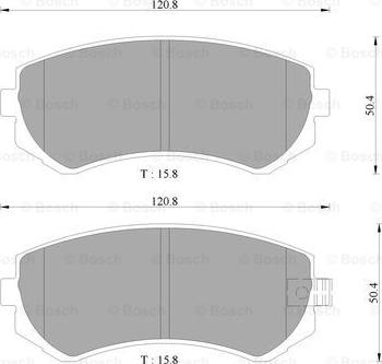 BOSCH 0 986 505 970 - Jarrupala, levyjarru inparts.fi