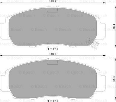 BOSCH 0 986 505 404 - Jarrupala, levyjarru inparts.fi