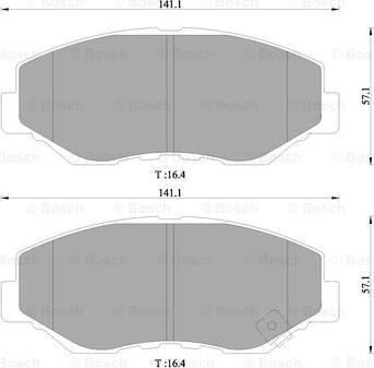 BOSCH 0 986 505 401 - Jarrupala, levyjarru inparts.fi