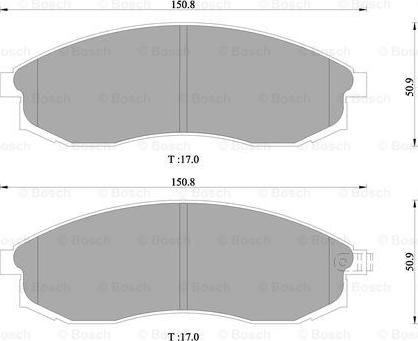 BOSCH 0 986 505 651 - Jarrupala, levyjarru inparts.fi