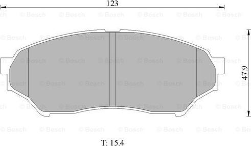 BOSCH 0 986 505 669 - Jarrupala, levyjarru inparts.fi