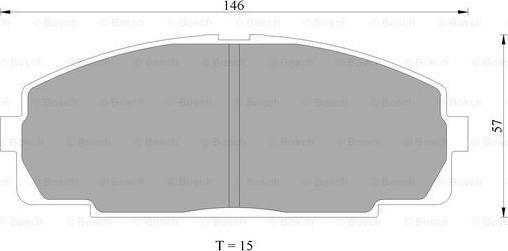 BOSCH 0 986 505 666 - Jarrupala, levyjarru inparts.fi