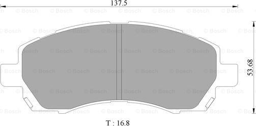 BOSCH 0 986 505 662 - Jarrupala, levyjarru inparts.fi