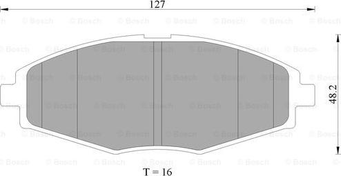 BOSCH 0 986 505 680 - Jarrupala, levyjarru inparts.fi