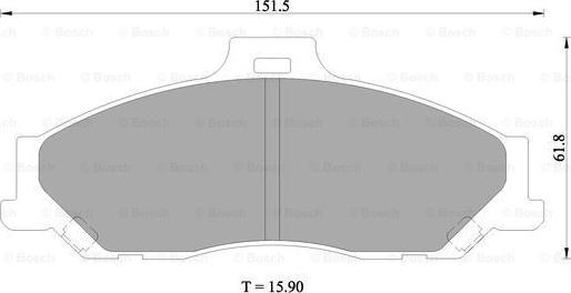 BOSCH 0 986 505 681 - Jarrupala, levyjarru inparts.fi