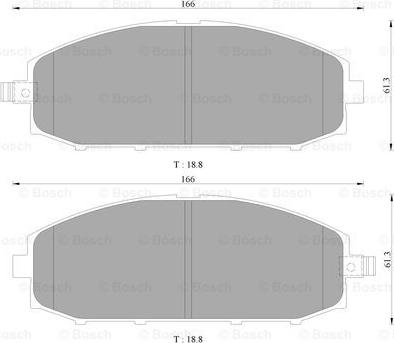 BOSCH 0 986 505 678 - Jarrupala, levyjarru inparts.fi