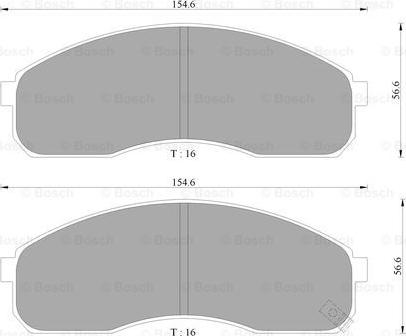 BOSCH 0 986 505 096 - Jarrupala, levyjarru inparts.fi