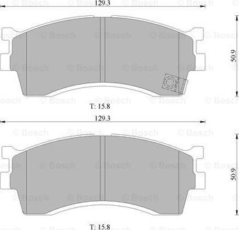 BOSCH 0 986 505 097 - Jarrupala, levyjarru inparts.fi