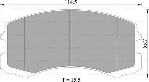 BOSCH 0 986 505 082 - Jarrupala, levyjarru inparts.fi