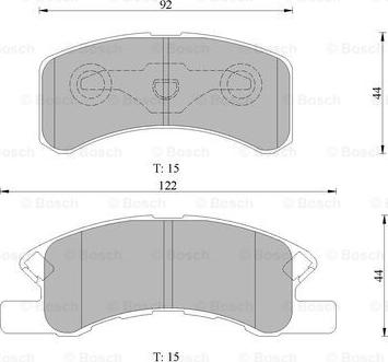 BOSCH 0 986 505 113 - Jarrupala, levyjarru inparts.fi