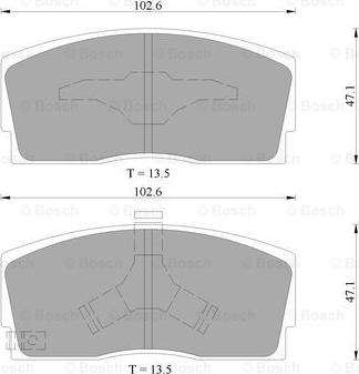 BOSCH 0 986 505 399 - Jarrupala, levyjarru inparts.fi