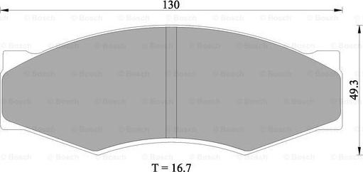 BOSCH 0 986 505 344 - Jarrupala, levyjarru inparts.fi