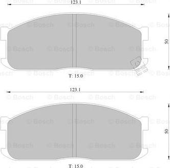 BOSCH 0 986 505 346 - Jarrupala, levyjarru inparts.fi