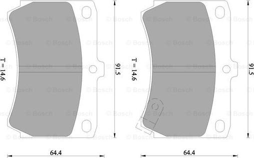 BOSCH 0 986 505 355 - Jarrupala, levyjarru inparts.fi