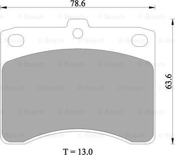 BOSCH 0 986 505 358 - Jarrupala, levyjarru inparts.fi